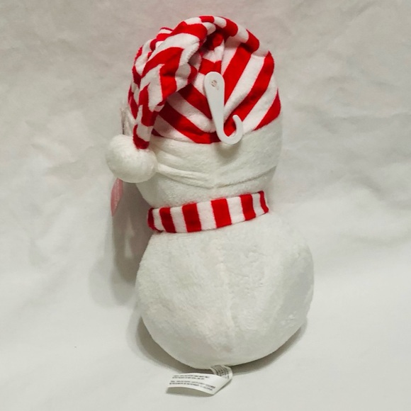 American greetings Plush stuffed snowman. Color  white. Size 11”L X 7” W - Picture 3 of 4